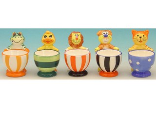 Ceramic Animal Eggcup(set of 5)