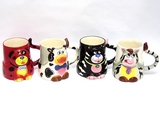 Ceramic Animal Mugs(set of 4)