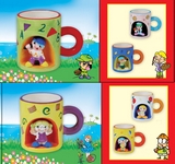 Ceramic Children Mugs  (set of 6)