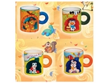 Ceramic Animal Mugs  (set of 4)