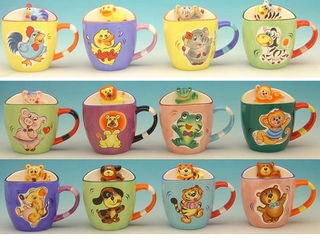 Ceramic Animal Mugs 