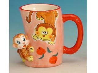 Ceramic Monkey Mugs 