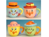 Ceramic Grimace Baby Mugs with lid (set of 4)