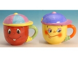 Ceramic Grimace Baby Mugs with lid  (set of 2)