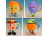 Ceramic Grimace Baby Mugs with lid  (set of 4)