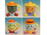 Ceramic Grimace Baby Mugs with lid (set of 4)