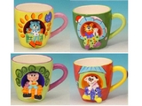 Ceramic Animal Mugs (set of 4)