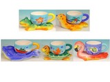 Ceramic Animal Cup and Saucer