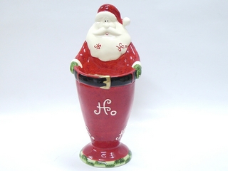 Ceramic Hoho Santa Utensil Holder