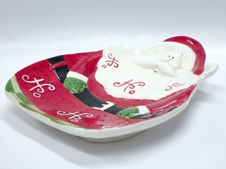 Ceramic Hoho Santa Plate