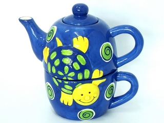 Ceramic Bee Tea for One Set