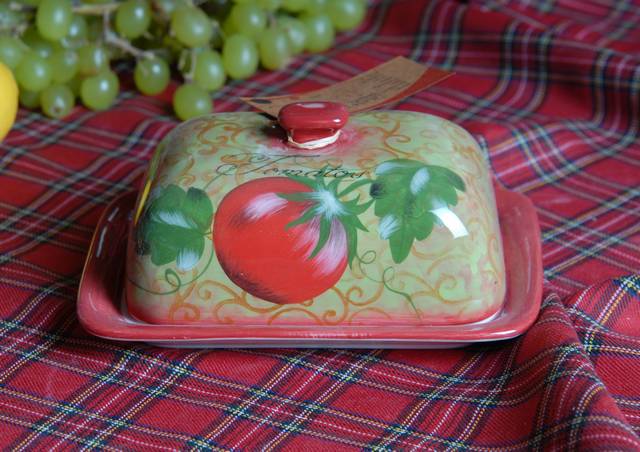 Ceramic Butter Dish with Covered