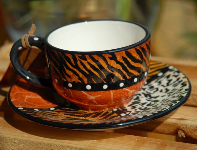 Ceramic Soup Cup with Saucer