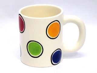 Ceramic Dot Color Mug