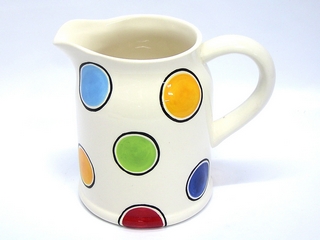 Ceramic Dot Color Pitcher