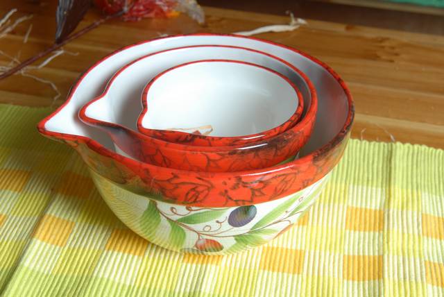 Ceramic Mixing Bowl,3pcs