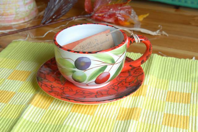 Ceramic Soup Cup and Saucer