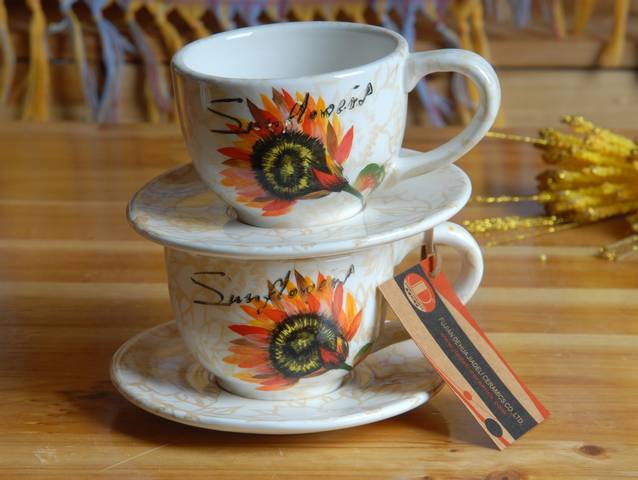 Ceramic Cup and Saucer