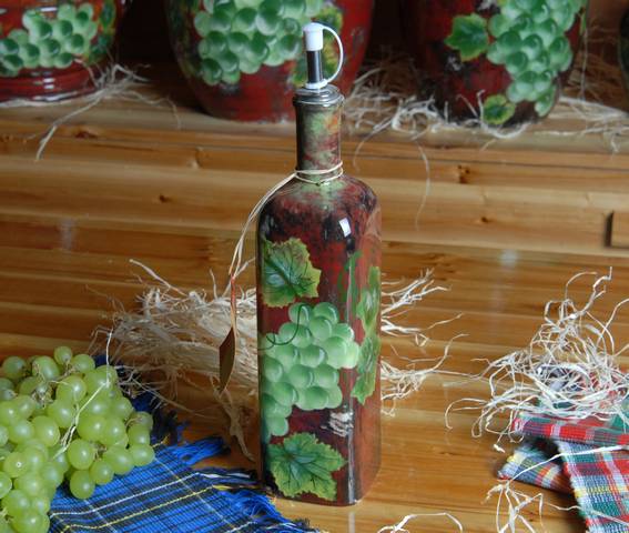Ceramic Olive Bottle