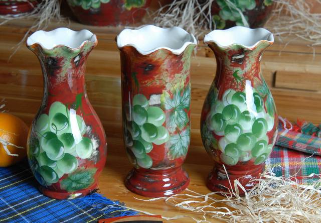 Ceramic Flower Vase,3pcs