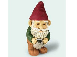 Polyresin Gnome with Watering Can