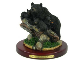 Polyresin Black Bear Figurine