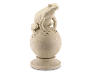 Polystone Frog Figurine
