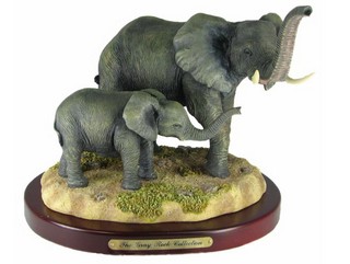 Polyresin Elephant Family Figurine