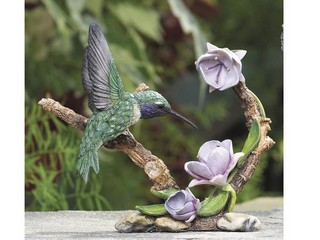 Polyresin Hummingbird Figurine