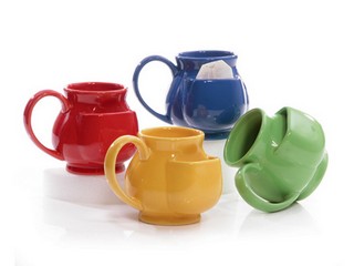 Stoneware pouch mug , 12 oz 