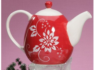 Stoneware teapot, 48 oz 