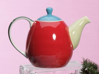 Stoneware teapot, 48 oz 